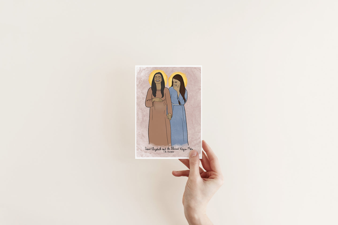 Saint Elizabeth and the Blessed Virgin Mary